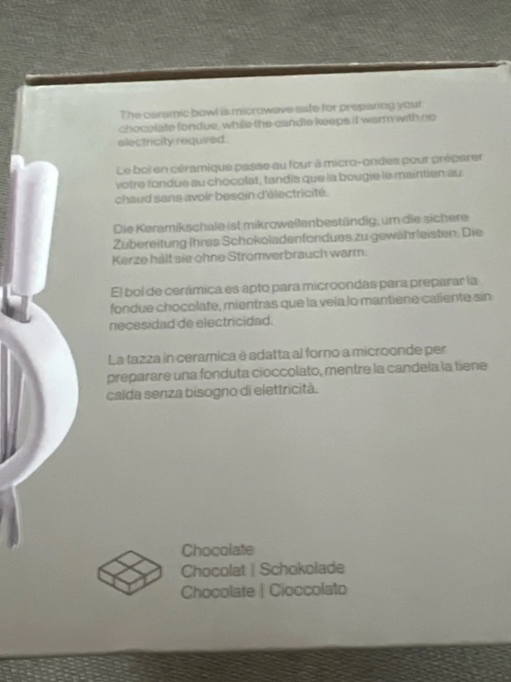 Swissmar Indulge White Fondue Set